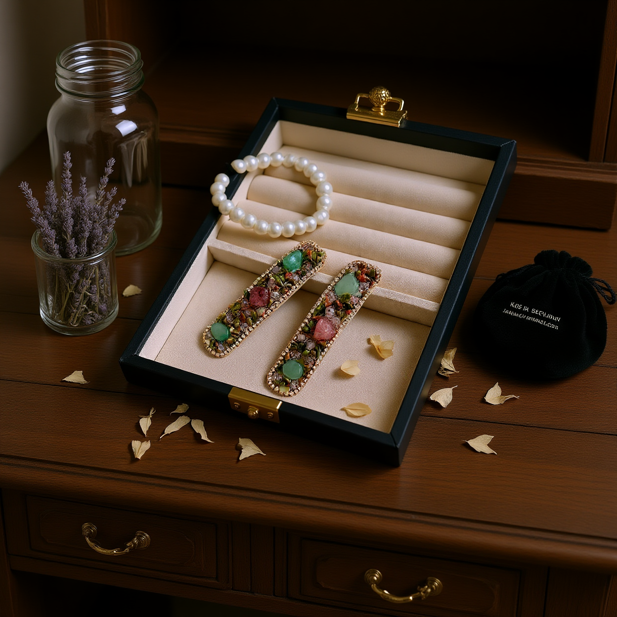 Formal Wear Jewelry For Women - Hair Jewelry Handcrafted Fringe Hair Clip