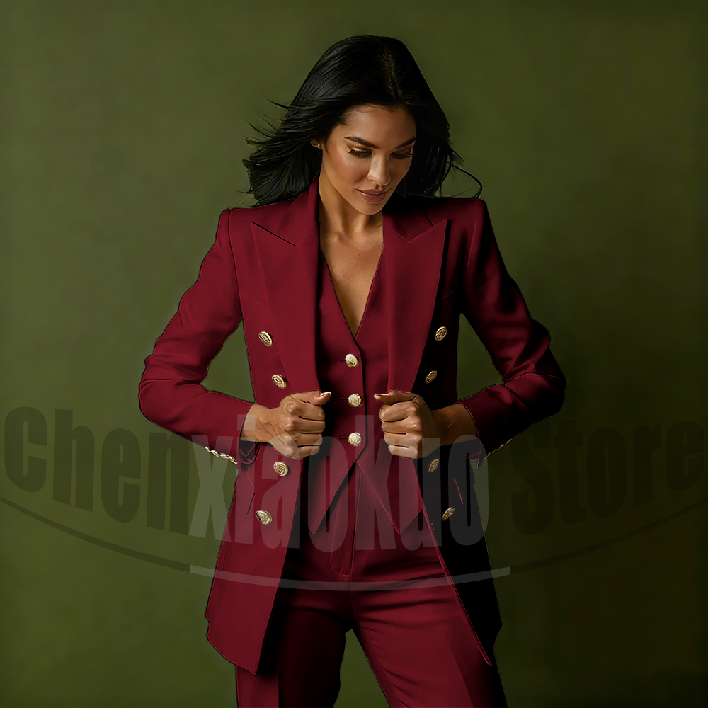 Women's Double Breasted Three  - Women'S Formal Wear Pants 评论和价格