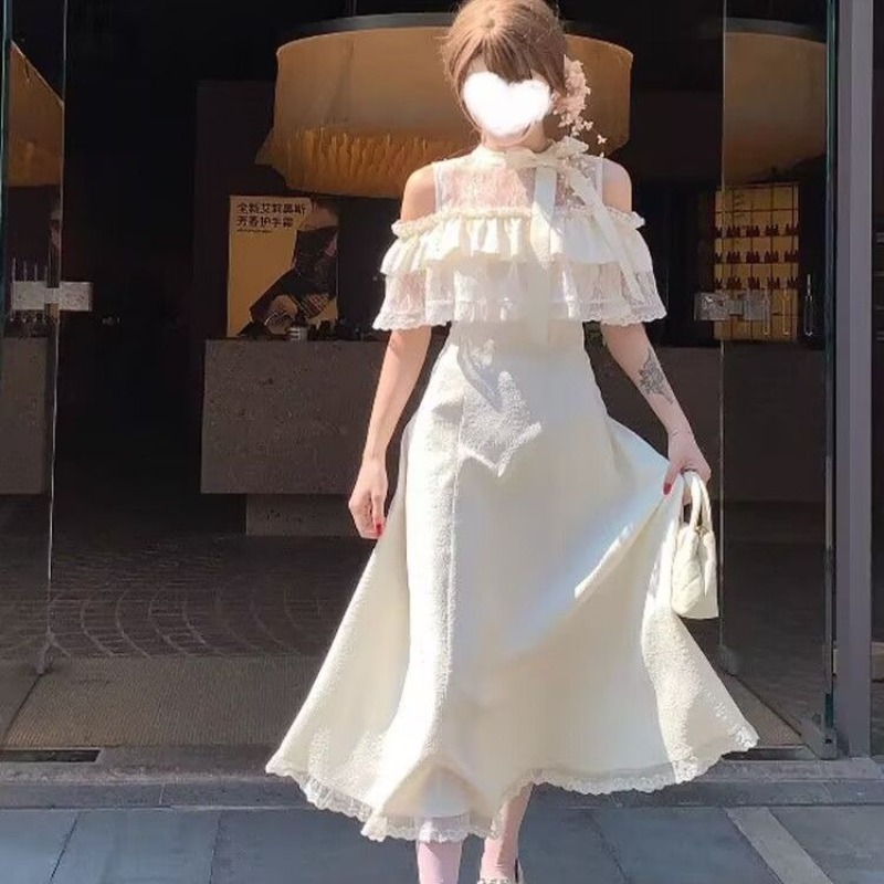 MAGOOG 2025 Summer New Slim Mi - Vintage Women'S Formal Wear 评论和价格