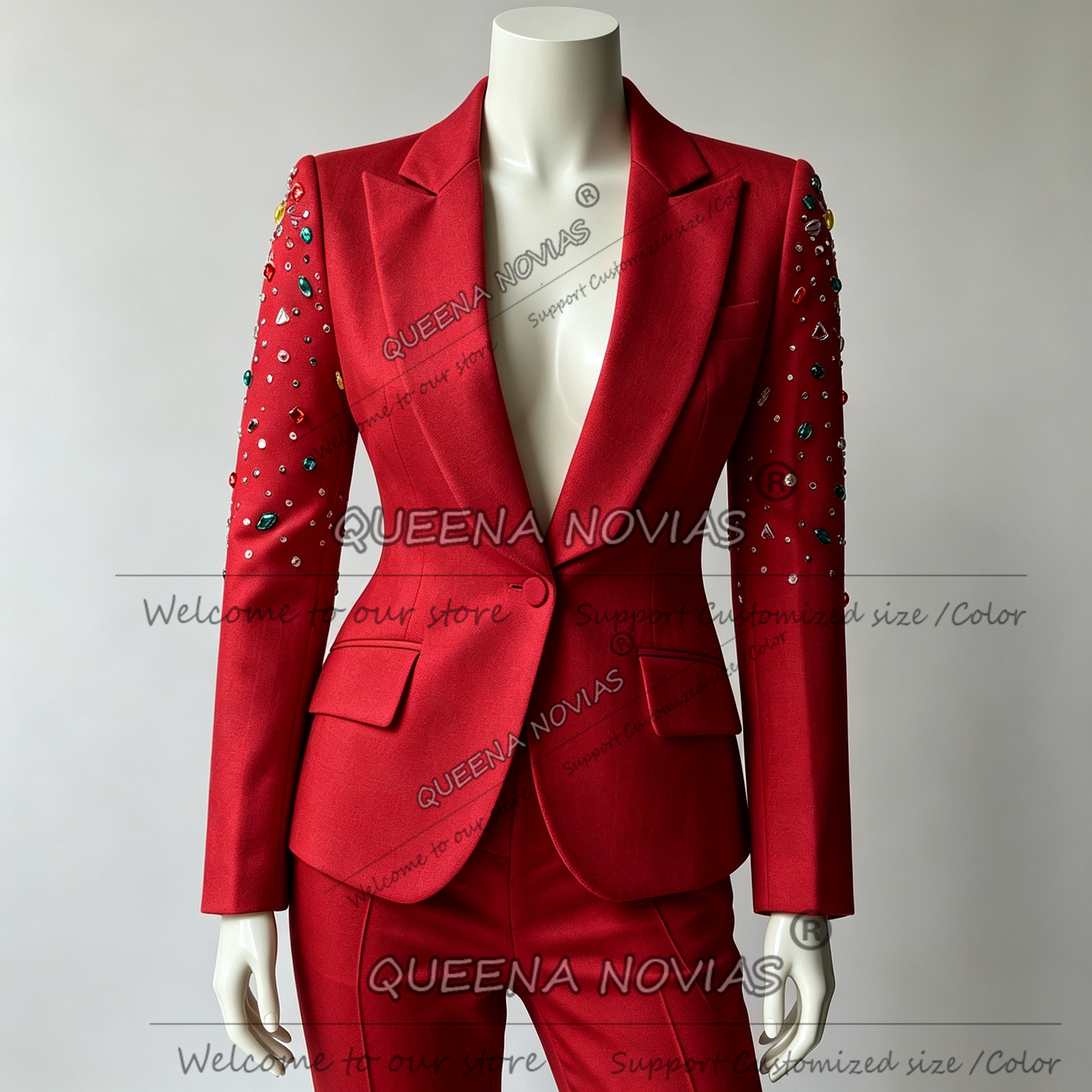 Elegant Diamond Beading Bride' - Vintage Women'S Formal Wear 评论和价格