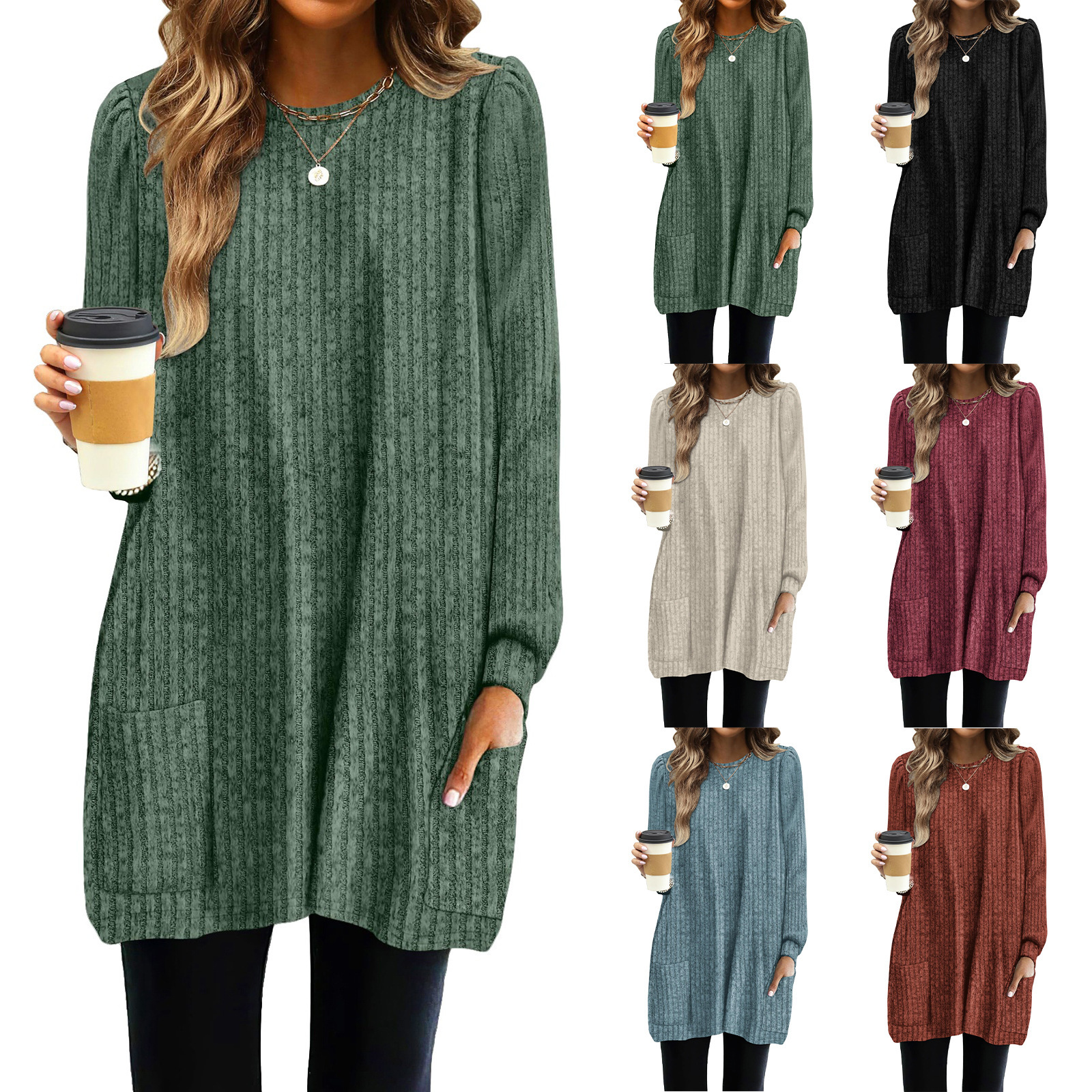 New Spring Women Long Shirts P - Women'S Formal Wear Blouse 评论和价格