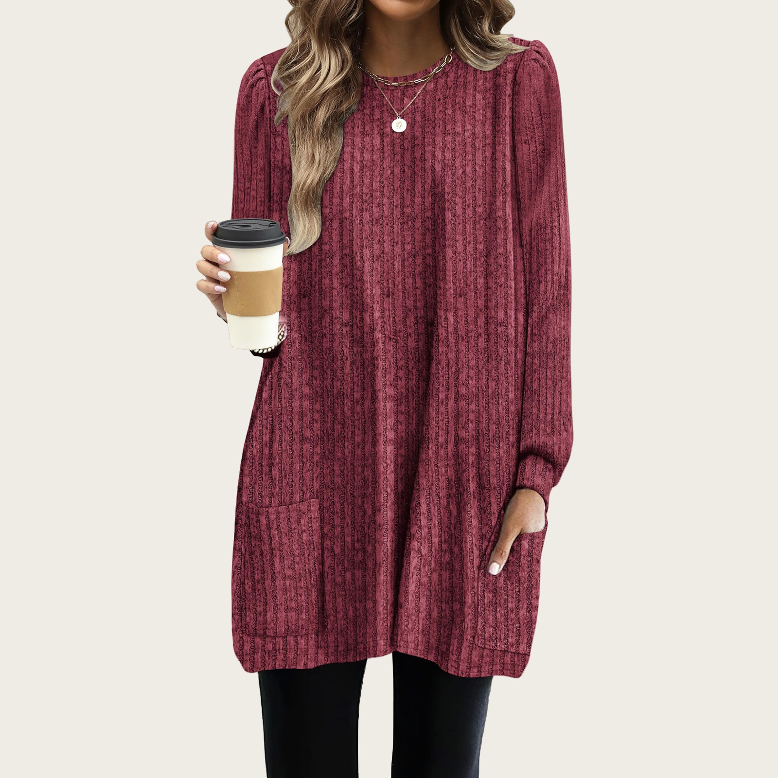 New Spring Women Long Shirts P - Women'S Formal Wear Blouse 评论和价格