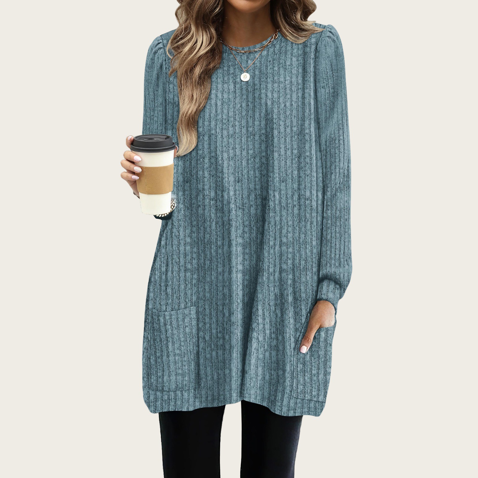 New Spring Women Long Shirts P - Women'S Formal Wear Blouse 评论和价格