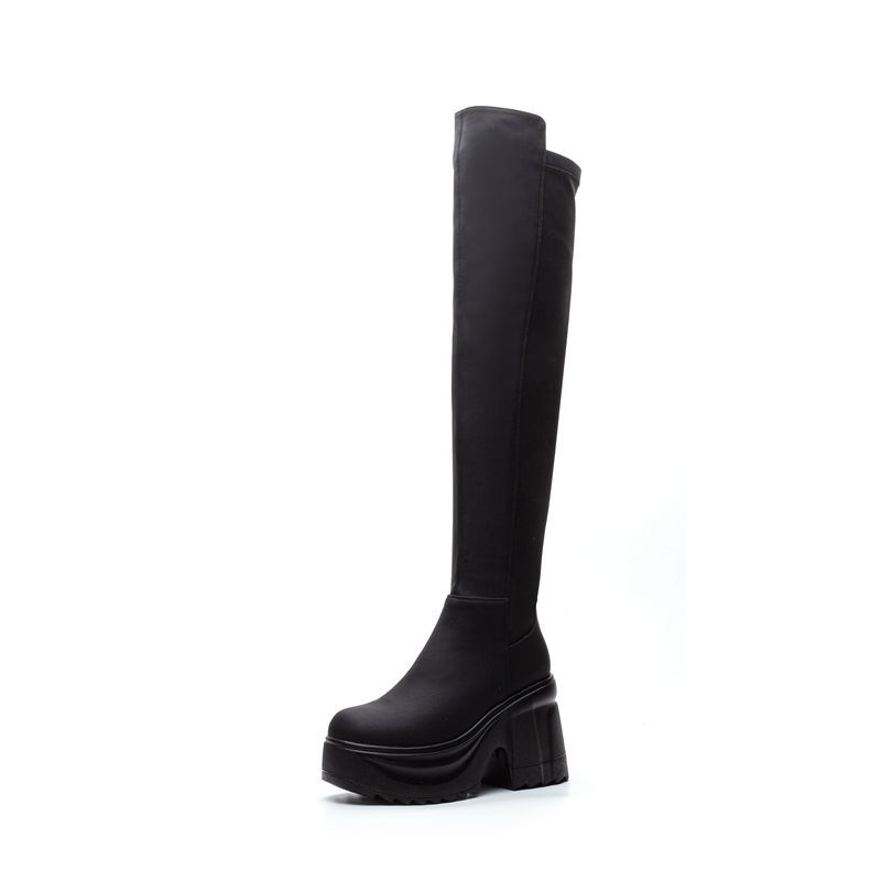 Womens Knee High Thick Sole Wi - Formal Wear Women Us 评论和价格