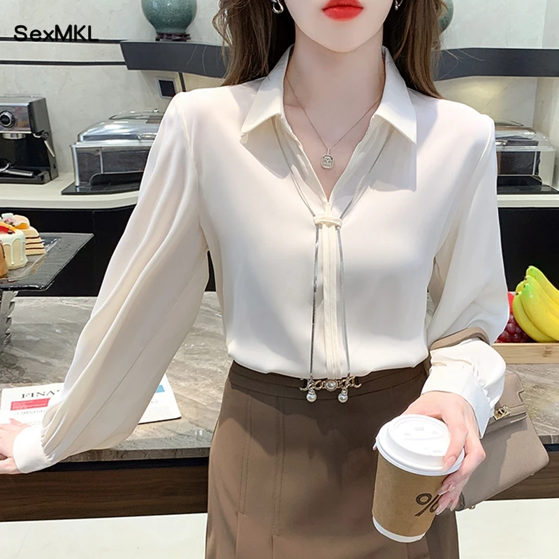 Elegant Office Chiffon Blouses - Women'S Formal Wear Blouse 评论和价格