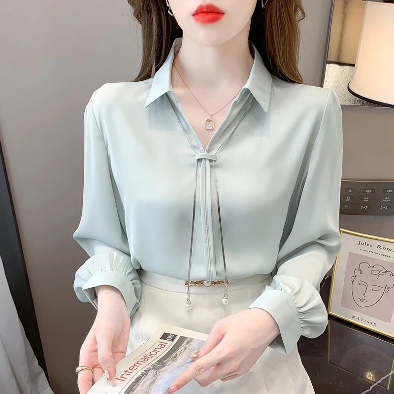 Elegant Office Chiffon Blouses - Women'S Formal Wear Blouse 评论和价格
