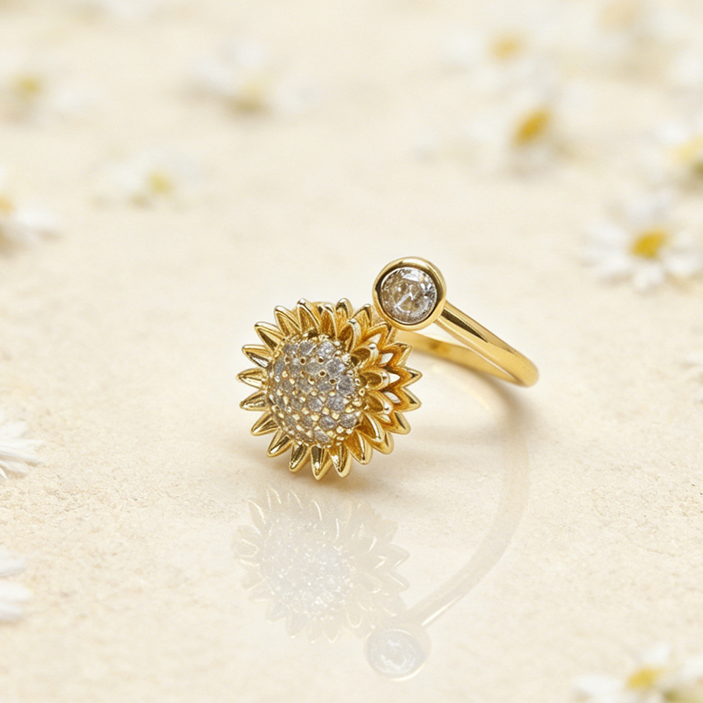 Versatile Sunflower Rotating R - Formal Wear Jewelry For Women 评论和价格