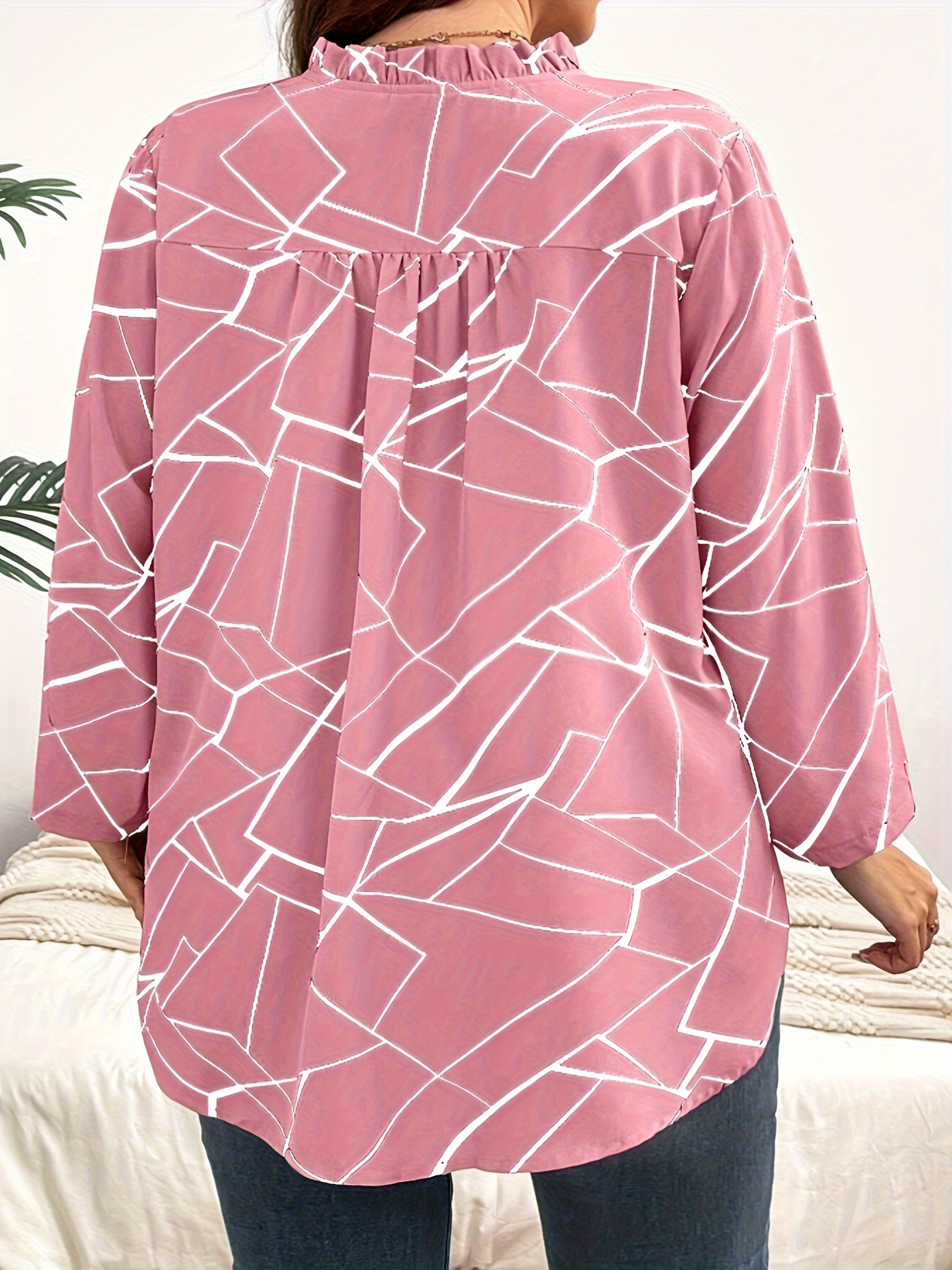 Plus Size Spring Autumn Women' - Women'S Formal Wear Blouse 评论和价格