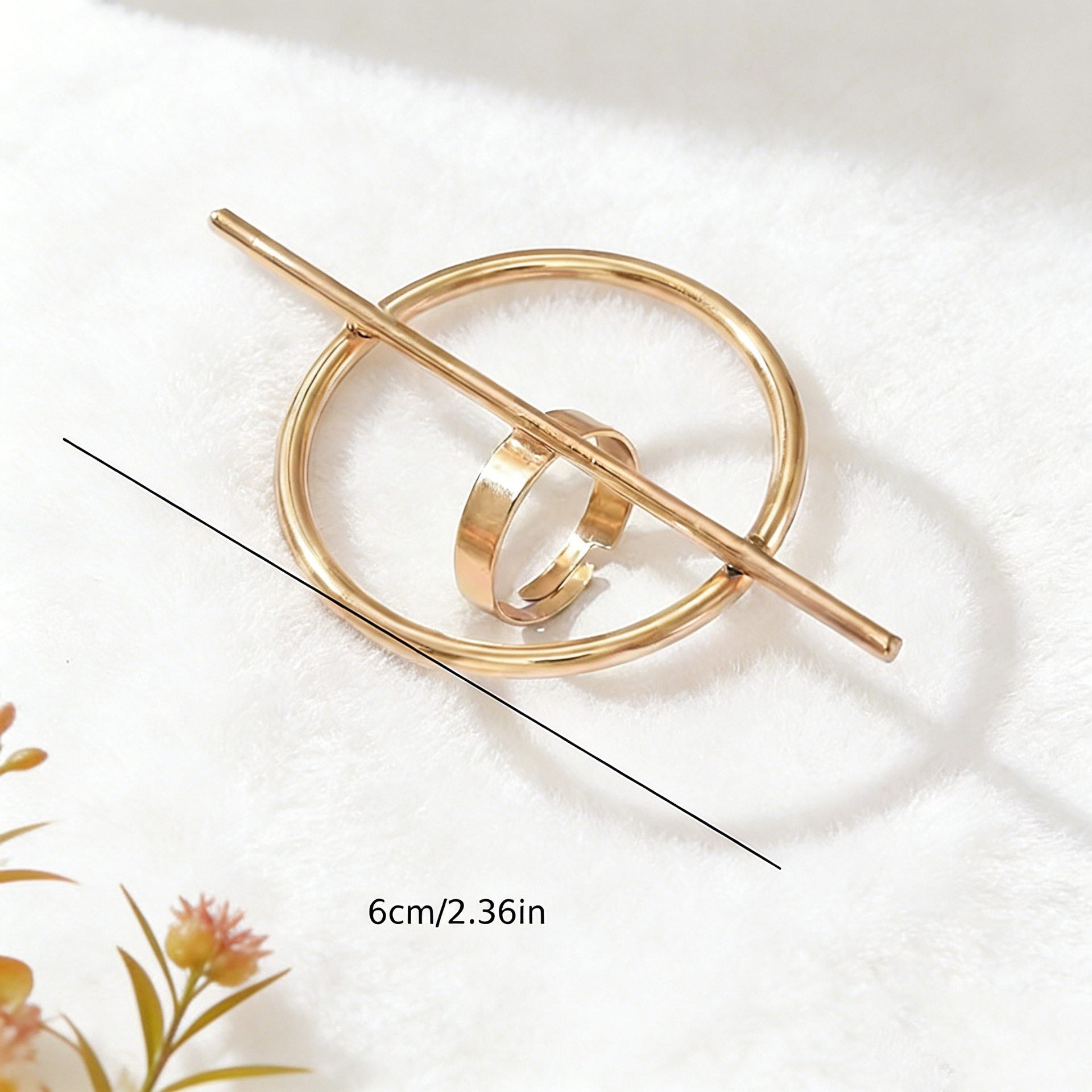 Geometric Open Circle & Vertic - Formal Wear Jewelry For Women 评论和价格