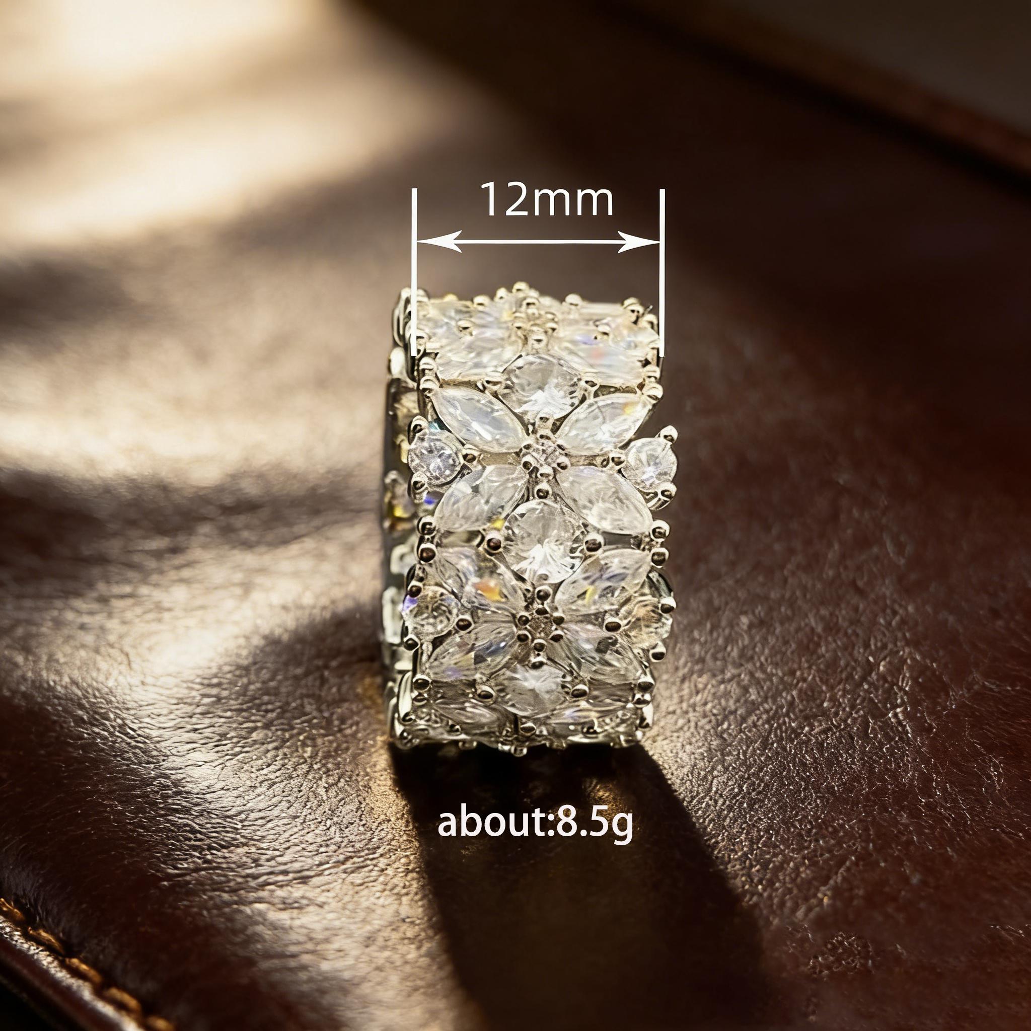 Vintage Flower Cluster Wide Ba - Formal Wear Jewelry For Women 评论和价格