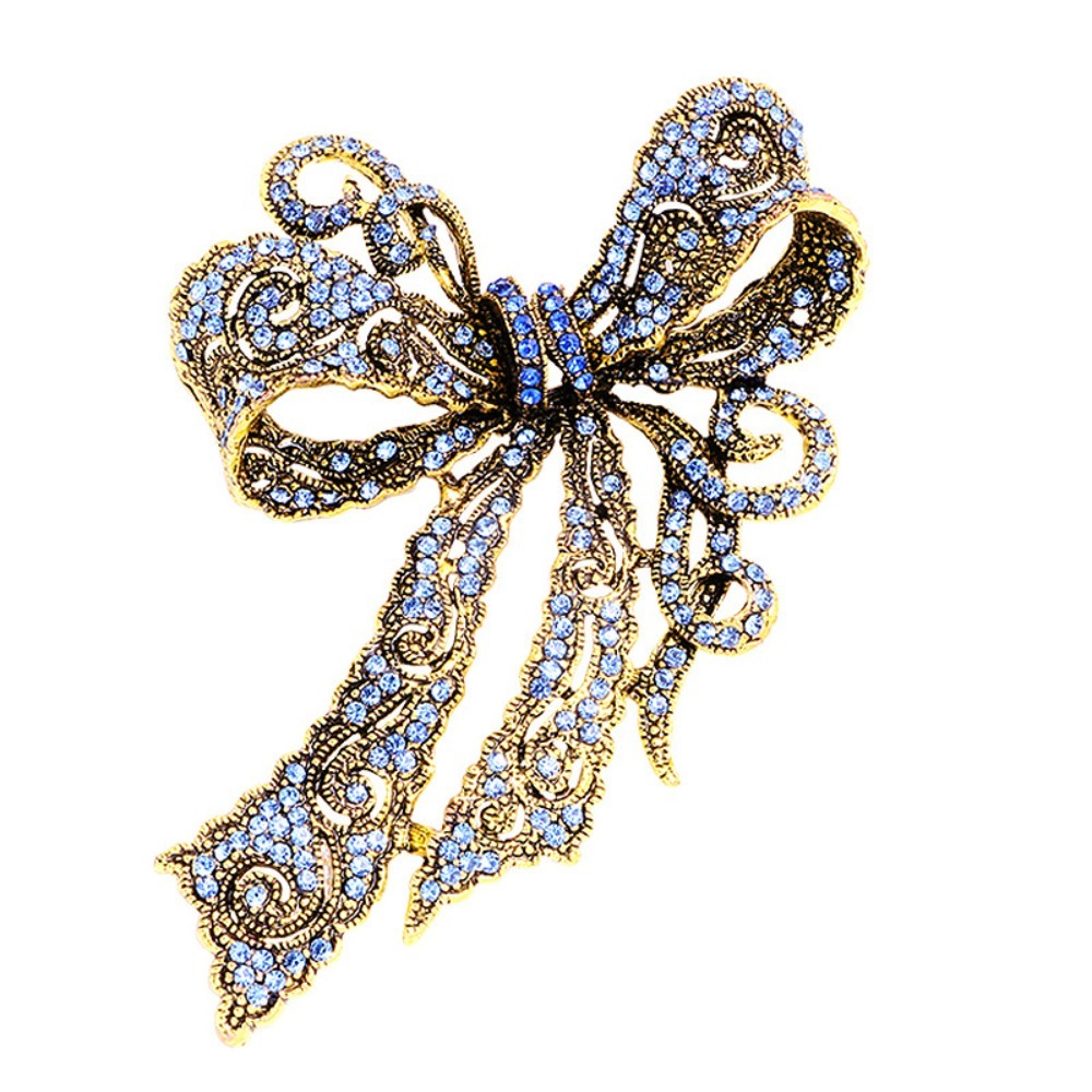 Vintage Bow-Shaped Brooch, Ele - Formal Wear Jewelry For Women 评论和价格