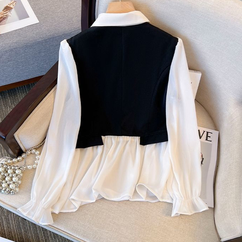 Korean Chiffon 2 Pieces Sets S - Female Formal Wear 评论和价格