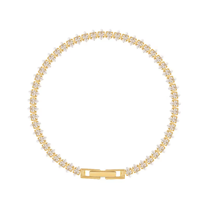 Dainty Gold CZ Bracelet – Wome - Formal Wear Jewelry For Women 评论和价格