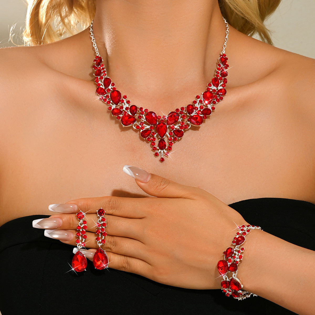 Fashion 3pcs Set Alloy Jewelry - Formal Wear Jewelry For Women 评论和价格