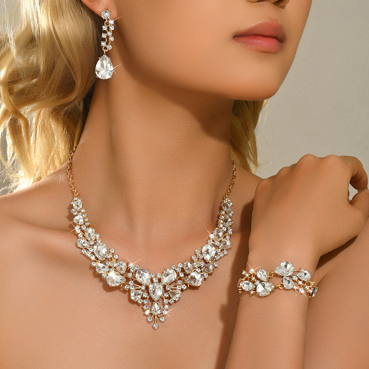 Fashion 3pcs Set Alloy Jewelry - Formal Wear Jewelry For Women 评论和价格