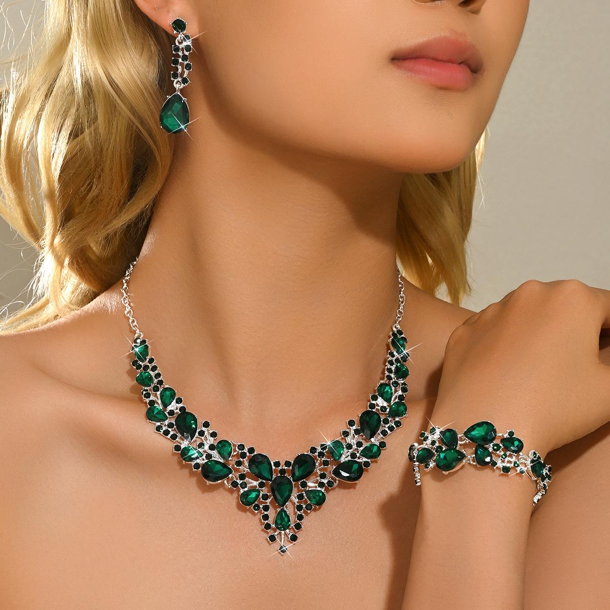 Fashion 3pcs Set Alloy Jewelry - Formal Wear Jewelry For Women 评论和价格