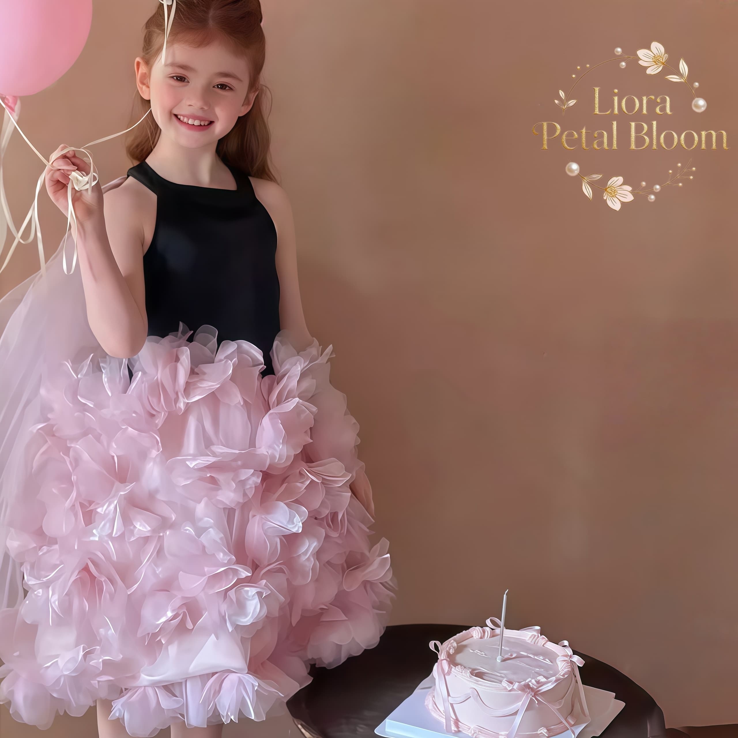 Girls' Black Floral Tulle Dres - Formal Wear Women Us 评论和价格