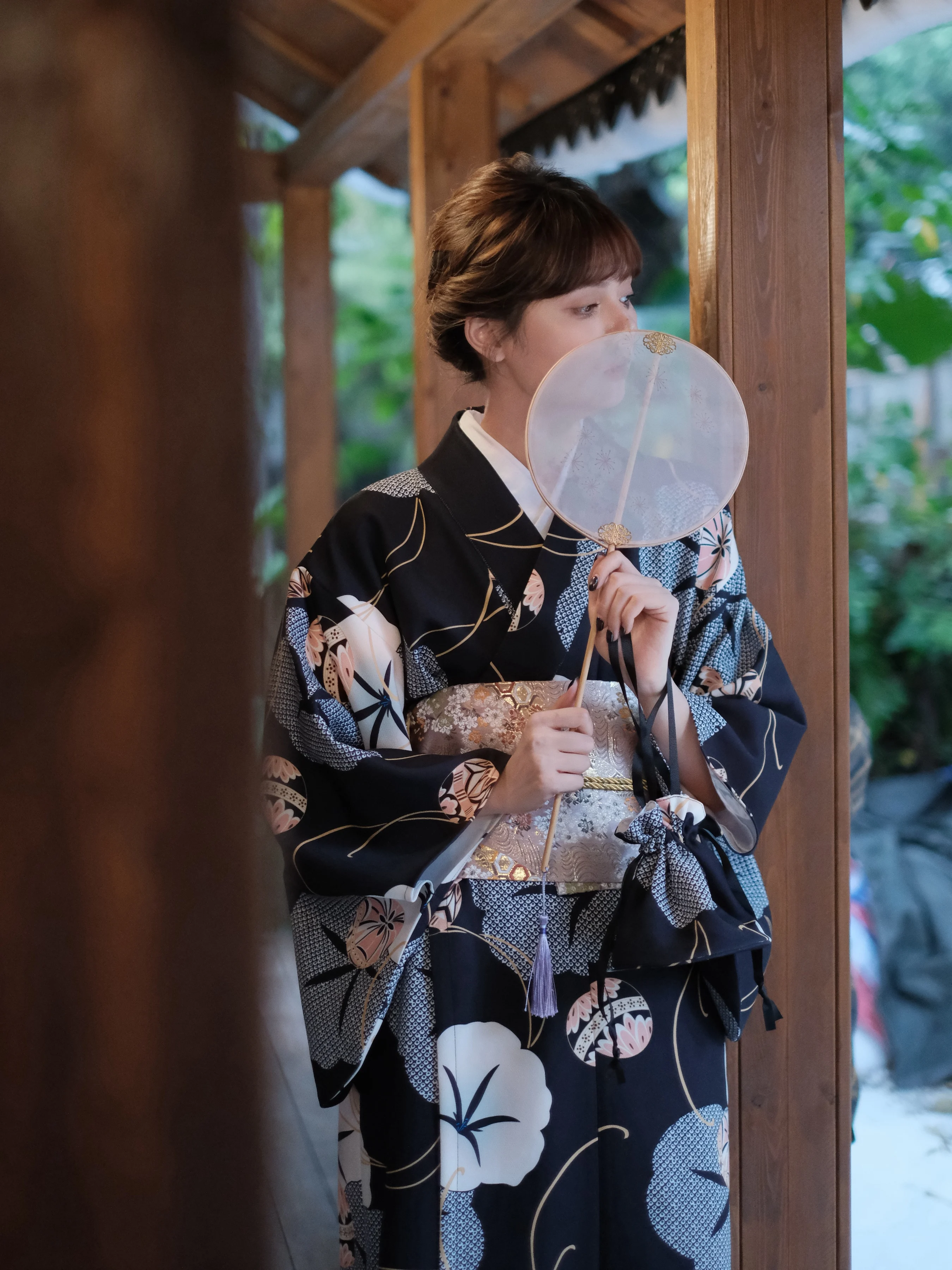 Women Japanese Kimono Black Co - Women'S Formal Traditional Wear 评论和价格