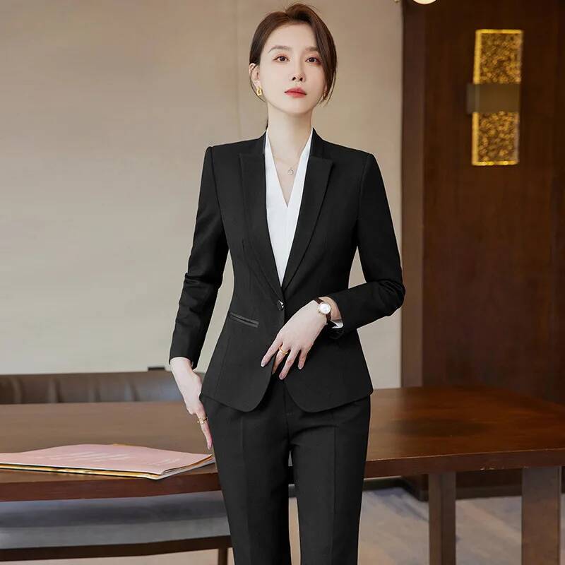 Ladies Office Work Wear Suits  - Women'S Formal Wear Pants 评论和价格