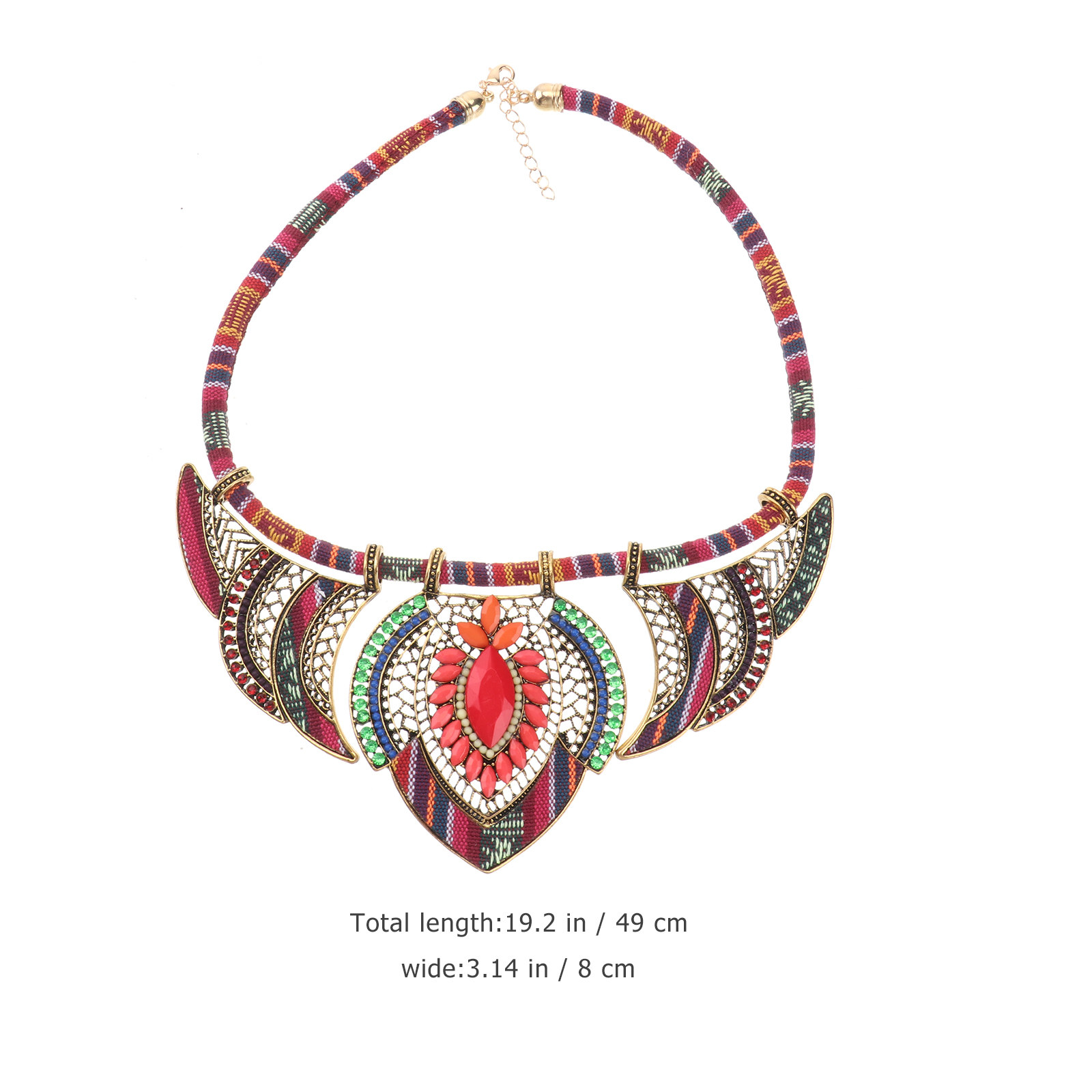 Ethnic Choker Necklace Bohemia - Formal Wear Jewelry For Women 评论和价格