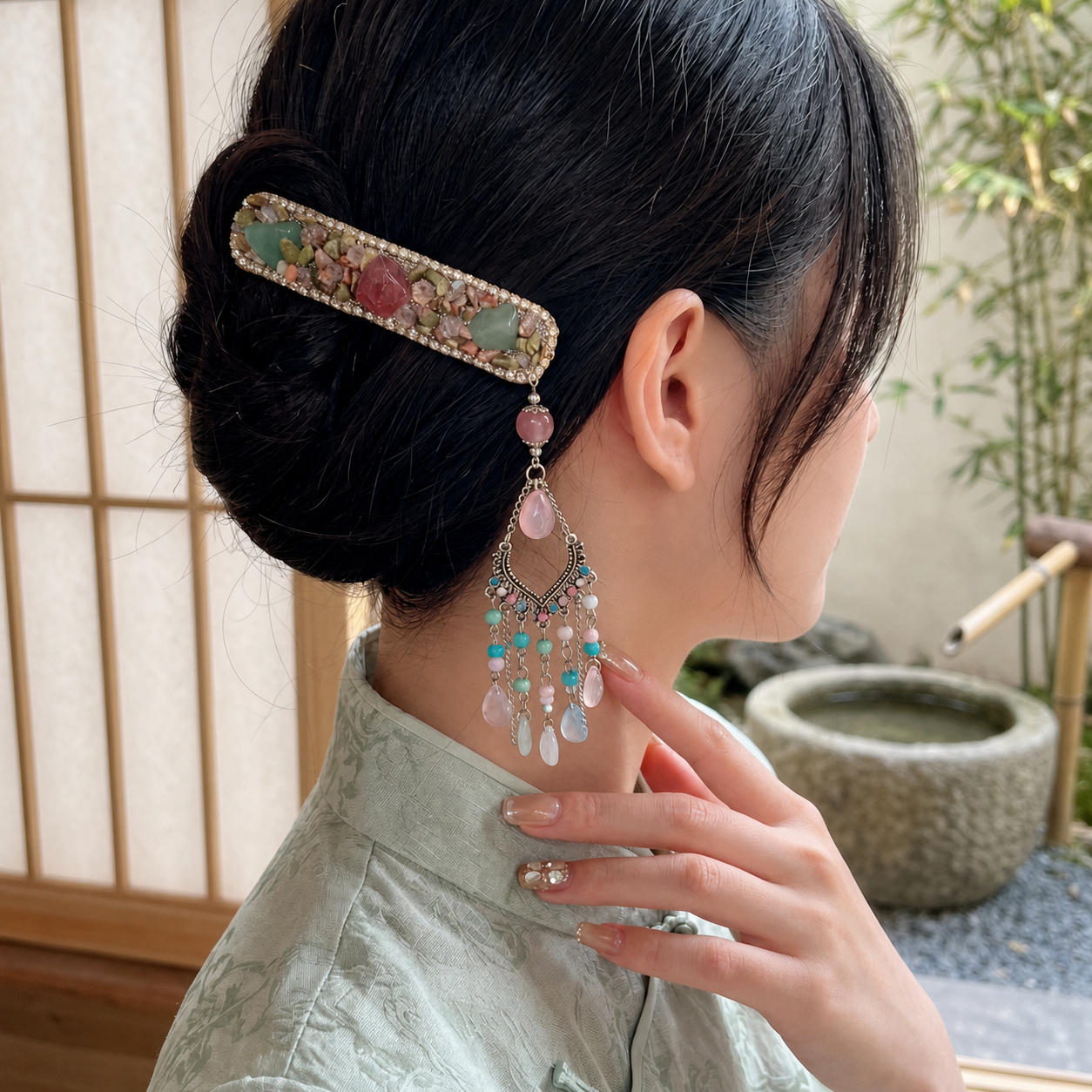 Hair Jewelry Handcrafted Fring - Formal Wear Jewelry For Women 评论和价格