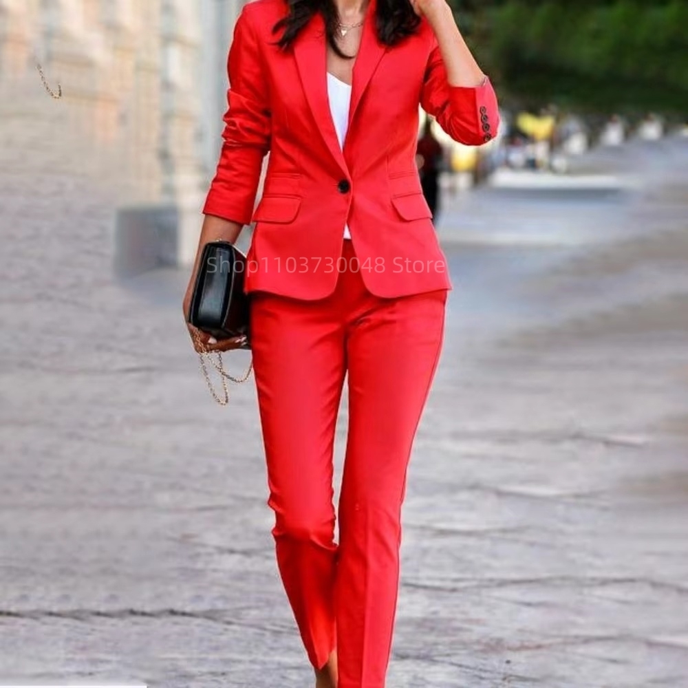 Fashion Office Ladies Blazer a - Female Formal Wear 评论和价格