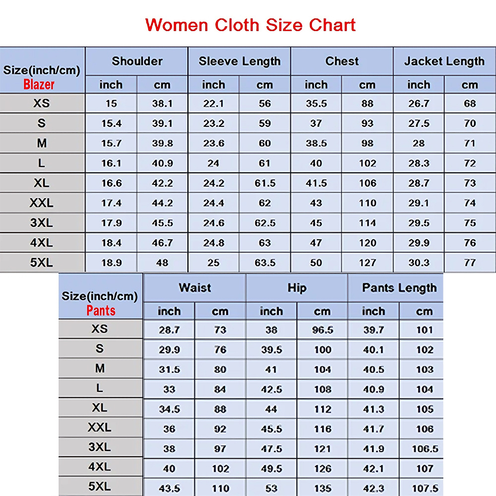 Women's Suits Two Pieces Set S - Women'S Formal Wear Pants 评论和价格